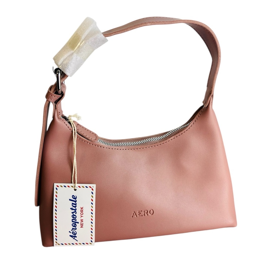 Aeropostale Pink Shoulder Bag with Minimalist Design